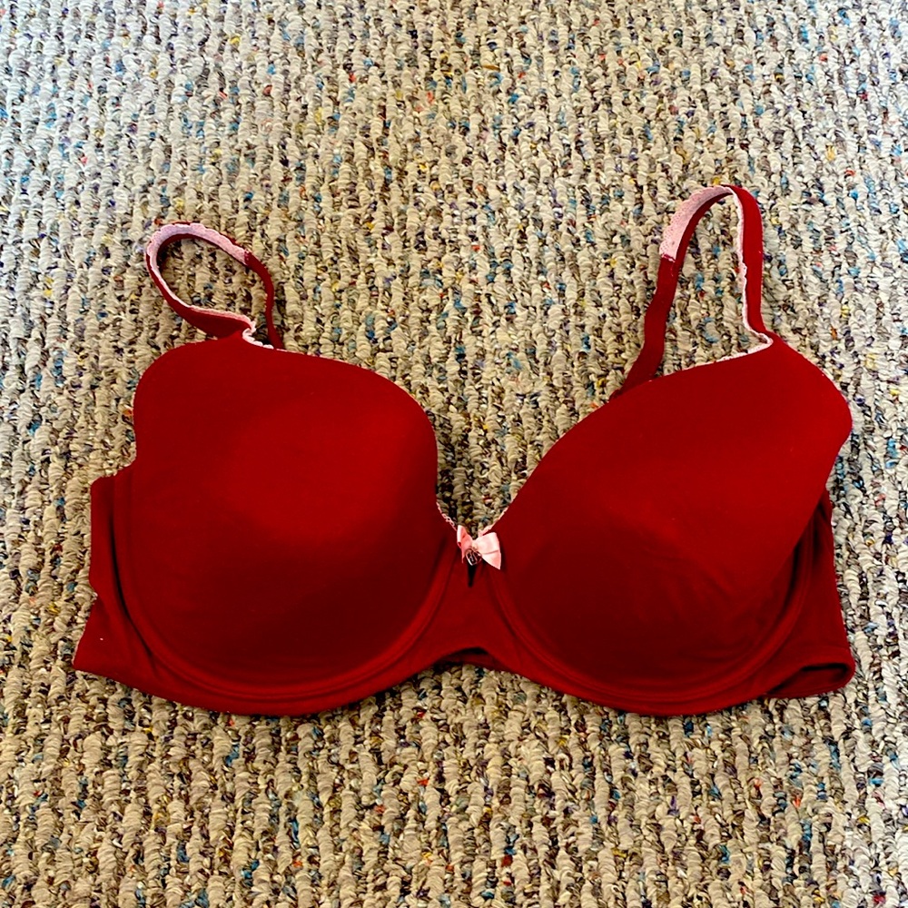 Burgundy/Red 36DD Body by Victoria Bra